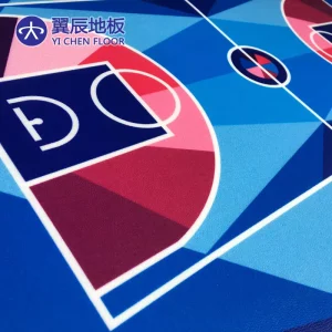 Function customization PVC vinyl flooring roll for basketball court