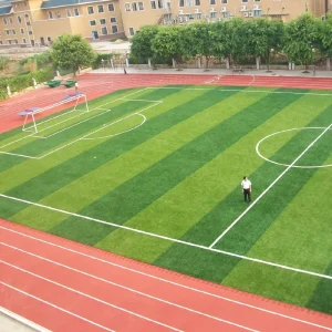 Futsal Polyethylene Artificial Grass Sports Flooring Durable Football Synthetic Turf for Sports Court Equi