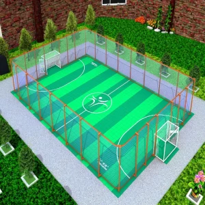 Futsal Unbounded Football Court Sports Equipment For Training Modern Design