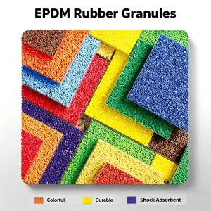 GLC China Manufacturer Color EPDM Rubber Infill Granules Non toxic UV Resistant