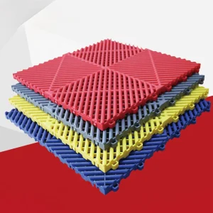 Garage Floor Mat Rubber Heavy Duty Anti-slip PVC PP Garage Flooring Custom Interlocking Garage Floor Tiles for Car Wash