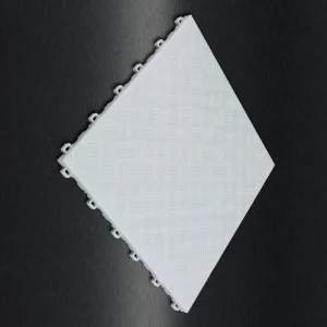 Garage Floor Tile Diamond Patterned Floor Mat Modular Interlocking Garage Flooring Tiles Easy to Install Flooring for Workshops Gyms Basements
