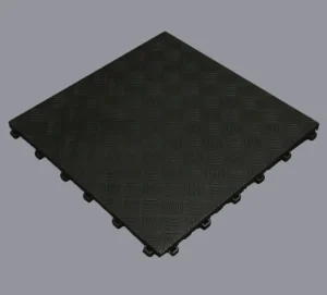 Garage Floor Tile Vented Modular Interlocking PP Garage Floor Tiles Easy to Install Flooring for Workshops Gyms Basements
