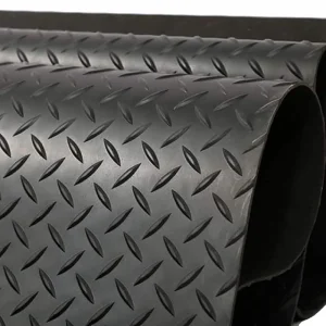 Garage Industrial Rubber Sheet 5mm Thick Smooth Black Floor Mats 1 1.2 1.5M Wide Hard Floor Protector Excellent Rolls