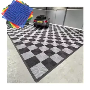 Garage Plastic Interlocking Flooring Tiles Car Wash Grate Floor Tile