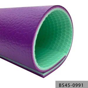 Gemstone Surface PVC Sports Flooring Roll Low VOC Eco Friendly Easy Clean Vinyl Court Mat for Gym Club