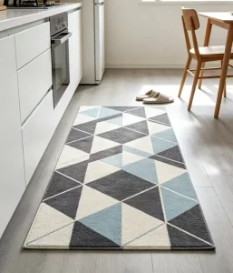 Geometric Waterproof Non-Slip Absorbent Kitchen Runner Mat