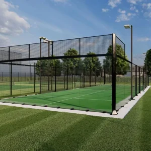 Glass Artificial Turf Customized Tempered Glass 12mm Thick Padel Court Roof Tennis Outdoor Flooring Accessories with Custom Logo