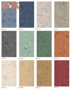 Glass Fiber 2.0mm Dense Bottom Non-Slip Fireproof Waterproof PVC Vinyl Flooring Roll Sheet
