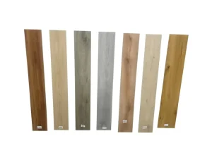 Glue free PVC Interlocking SPC Vinyl Flooring with Wood Grain Waterproof & Wear resistant Plastic Click Floor Planks