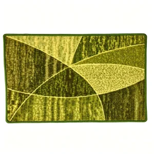 Golden Sunshine Hand-Carved 3D Textured Floor Rug