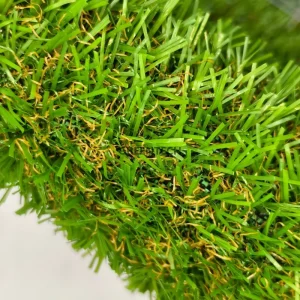 Green Artificial Turf, 18 mm Rubber-Plastic, 4 Colors, Waterproof Soft Flooring for Garden and Indoor/Outdoor Use