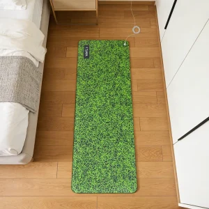 Green Grounding Mat PU Leather Non-Slip Backing for Work and Study