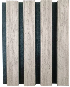 Green MDF 3D Waterproof Acoustic Panels Slotted Soundproof Wall Boards for Modern Interiors in Villas & Hotels