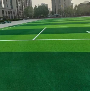 Green PE Filament Fiber Synthetic Grass 40mm50mm for Outdoor Indoor Futsal Soccer Field Padel Tennis Sport Turf