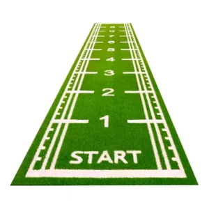 Green PE+PP Artificial for Turf with Markings for Training Running Track Sled Custom Logo Gym Flooring Fitness Center Stadium