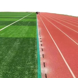 Green Red Artificial Grass 20mm 25mm 30mm 35mm for Garden Courtyard Playground Outdoor Anti Uv All Weather Green Carpets
