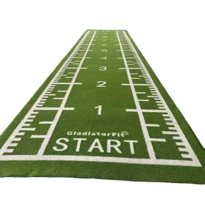 Green and Red Artificial Grass for Indoor Gym Runway Tracks, Outdoor Schools, Football Fields, Playgrounds and Sports Turf