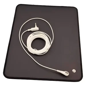 Grounding Mat OEM Factory Custom PU Leather Conductive Anti Static Earthing Mat Bed Sleep Non Slip Backing