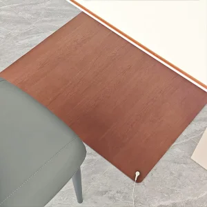 Grounding Mat Wood grain Customizable Texture Conductive Anti Static Earthing Mat with Anti Crease Design for Desk & Floor Use