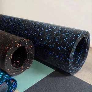 Gym EPDM Rubber Anti-Slip Waterproof Anti-Static Customizable Floor Mat Strength Zone Fitness Workout Equipment Interlocking