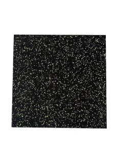Gym EPDM/SBR Rubber Floor Mat 30mm Thick 1m Shock Absorption Soundproof Anti-Skid Lines for Home Fitness Exercise