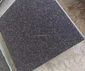 Gym Exercise Weightlifting Rubber Floor Mat with Dots