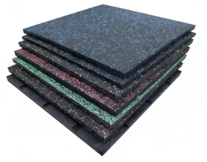 Gym Floor Mat Shock Absorbing Sound Proof Rubber Floor