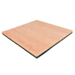 Gym Floor Mat Tiles EPDM SBR Wooden Finish Shock Absorption Wear-Resistant Waterproof Kitchen Workshop