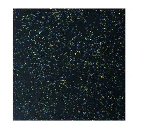 Gym Flooring Mats for Home Gyms, Weight Rooms, and Commercial Use, Shock-Absorbent and Noise-Reducing