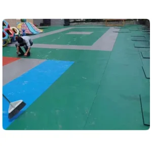 Gym Flooring Rubber Tiles for Sports Protective Flooring