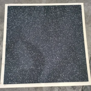 Gym Flooring Tiles Professional EPDM Gym Fitness Anti-Slip High Density 15mm-50mm Customizable Mat