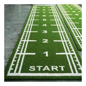 Gym Flooring Turf Pull Sled Turf Meter Marked Artificial Grass