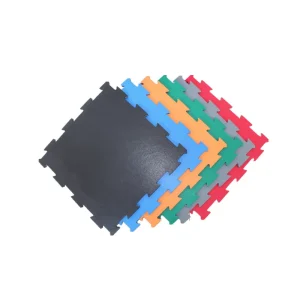 Gym Interlocking Rubber Tiles Interlocking Puzzle Rubber Floor Mat
