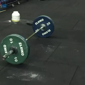 Gym Interlocking Tiles and Floor Rolls Rubber CrossFit Sports Flooring