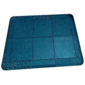 1m X 1m Rubber Mat Non slip Heavy Duty Gym Flooring Tiles Commercial Easy Clean Maintenance Rubber Flooring for Gym