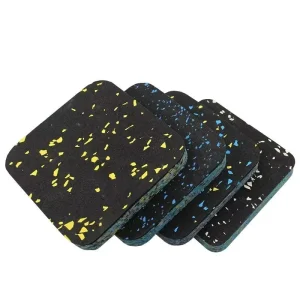 Gym Rubber Floor Mat 15mm Thick for Indoor Weightlifting