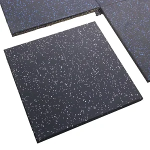Gym Rubber Floor Mat Equipment Strength Zone Barbell Dumbbells Treadmill Shock Absorption Home Indoor Outdoor Soundproof Durable