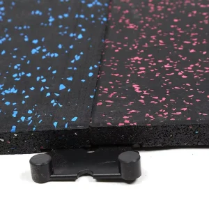 Gym Rubber Floor Mat Shock Absorbing Sound Insulation Anti-Skid Wear Resistant for Gym Sports Field (15-30mm Thickness Options)