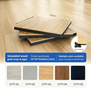 Gym Rubber Floor Mat – Shock Absorbing, Soundproof Equipment Mat for Home & Commercial Strength Training Area
