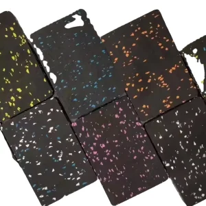 Gym Rubber Floor Mat for Sound Insulation and Shock Absorption