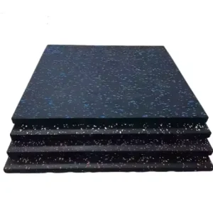 Gym Rubber Floor Mat with Sound Insulation and Shock Absorption