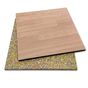 Gym Rubber Floor Mats Eco-Friendly Odorless Shock Absorption Sound Insulation Non-Slip Properties Wear Resistant