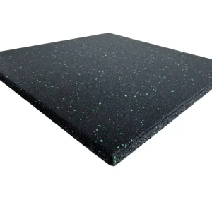 Gym Rubber Flooring 15mm Thickness Fine Rubber for Sports Area Use Waterproof Soundproof