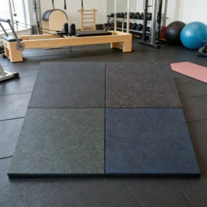 Gym Rubber Flooring Granule High Quality Fitness Gym Speckled Flakes Rubber Floor Mat for Gym Floor and Weightlifting Area