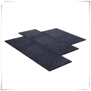 Gym Rubber Flooring Tiles with EPDM Granules Low Price Weight Lifting Mat