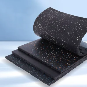 Gym Specific Rubber Flooring Sound Proof Waterproof Anti Shock Anti Slip Durable Rubber Floor Mat Eco Friendly