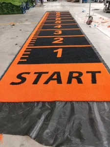 Gym Training Pattern Turf for Sprint Track and Functional Flooring
