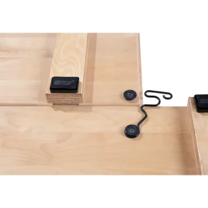 H600 Maple Birch Sports Solid Wood Flooring for Indoor Basketball Fustal Court Soccer Portable System Parquet