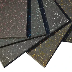 HANFLOR Premium Commercial Rubber Gym Flooring Mat 3mm-12mm Thickness Durable Environmentally Friendly 5+ Year Warranty